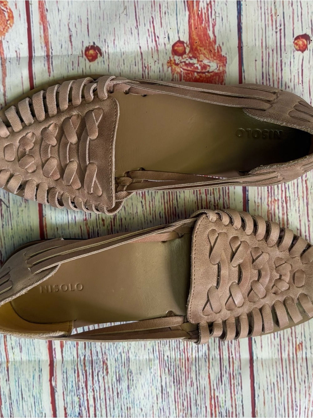 Nisolo Huarache Sandals. Size 6.5